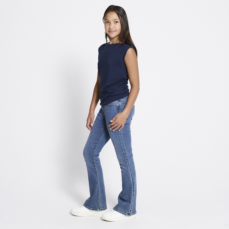 Soft feel top "Livia star" Navy